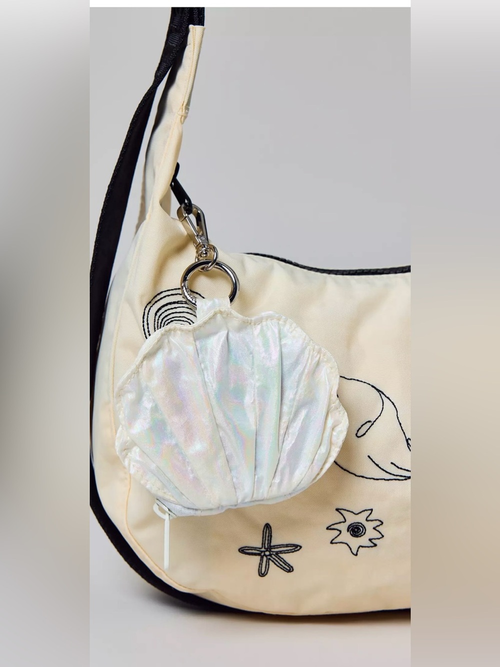 Pearl shell charm by BAGGU